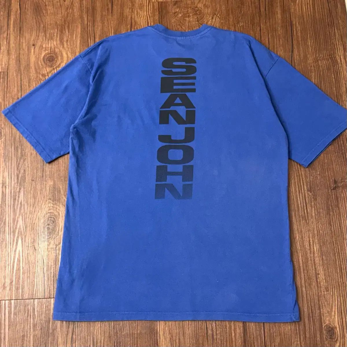 90s Sean John 션 존 ヴィンテージ ブルー ロゴ Tシャツ 90s Sean John 션 존 ヴィンテージ ブルー ロゴ Tシャツ