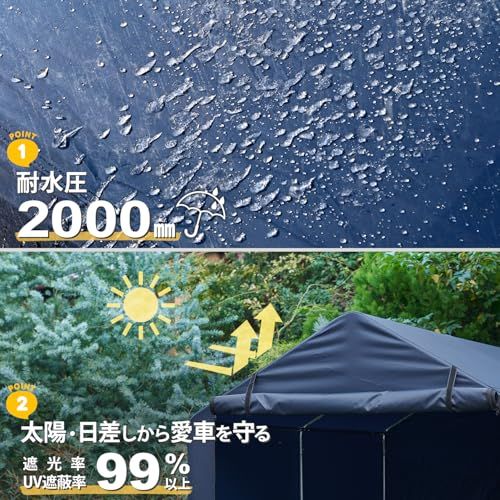 【新品】ガーデンマスター(Gardenmaster) サイクルハウス 2台用 幅94×奥行180×高さ160cm サイクルポート 自転車置き場 バイクガレージ 物置 屋外 収納 耐水圧2000mm YKSH-2 ネイビー d3a4bce6 【新品】ガーデンマスター(Gardenmaster) サイクルハウス 2台用 幅94×奥行180×高さ160cm サイクルポート 自転車置き場 バイクガレージ 物置 屋外 収納 耐水圧2000mm YKSH-2 ネイビー d3a4bce6