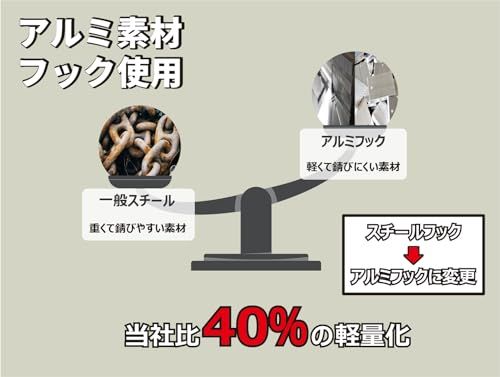 【新品】[新規格適合] フルハーネス型用 ダブルランヤード[2丁掛け] 伸縮式蛇腹 軽量アルミフック 第一種 墜落制止用器具 100KGまで適合 安全帯 f32a9746