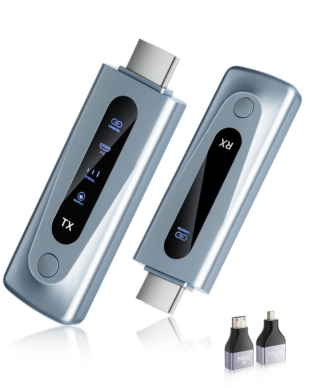 【新品】ワイヤレス hdmi 送受信機セット hdmi 無線化 ワイヤレス 小型 LEDディスプレイ搭載【日本技適認証取得】トランスミッター レシーバー 挿すだけ使える 30m安定無線伝送 WIFI/設定不要 1080PフルHD/2.4G/5 067489ab 【新品】ワイヤレス hdmi 送受信機セット hdmi 無線化 ワイヤレス 小型 LEDディスプレイ搭載【日本技適認証取得】トランスミッター レシーバー 挿すだけ使える 30m安定無線伝送 WIFI/設定不要 1080PフルHD/2.4G/5 067489ab