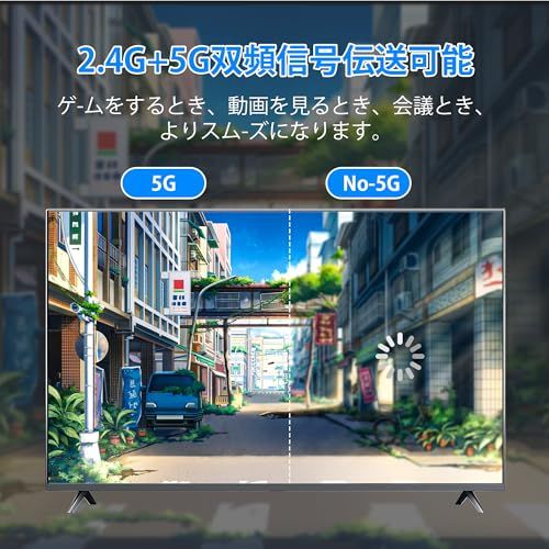 【新品】ワイヤレス hdmi 送受信機セット hdmi 無線化 ワイヤレス 小型 LEDディスプレイ搭載【日本技適認証取得】トランスミッター レシーバー 挿すだけ使える 30m安定無線伝送 WIFI/設定不要 1080PフルHD/2.4G/5 067489ab 【新品】ワイヤレス hdmi 送受信機セット hdmi 無線化 ワイヤレス 小型 LEDディスプレイ搭載【日本技適認証取得】トランスミッター レシーバー 挿すだけ使える 30m安定無線伝送 WIFI/設定不要 1080PフルHD/2.4G/5 067489ab
