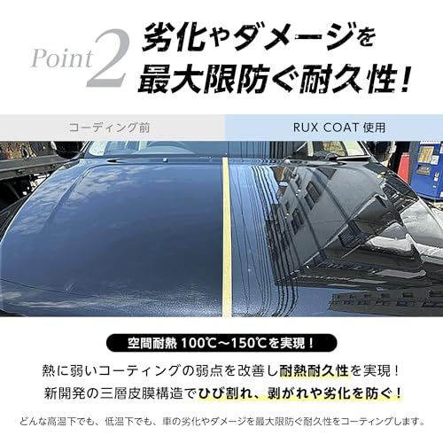 【新品】【日本製】極艶 超撥水 新素材天然レジンコーティング RUXCOAT 大容量500ml 【驚きの艶と撥水】 高純度SiO2 最強耐熱 耐冷 耐久 戦闘機のコーティング技術を車用に改良 (単品) e8b1e782 【新品】【日本製】極艶 超撥水 新素材天然レジンコーティング RUXCOAT 大容量500ml 【驚きの艶と撥水】 高純度SiO2 最強耐熱 耐冷 耐久 戦闘機のコーティング技術を車用に改良 (単品) e8b1e782