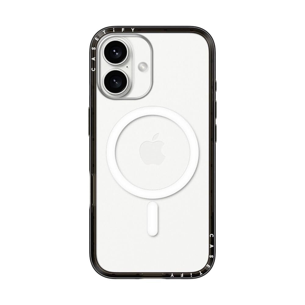 【新品】CASETiFY コンパクト iPhone 16 ケース [MagSafe対応/薄型 軽量/耐衝撃] - ブラック e2c2f62a