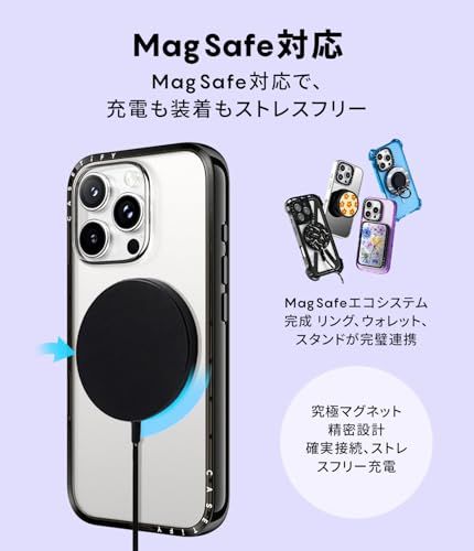 【新品】CASETiFY コンパクト iPhone 16 ケース [MagSafe対応/薄型 軽量/耐衝撃] - ブラック e2c2f62a