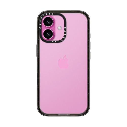 【新品】CASETiFY インパクト iPhone 16 Plus ケース [薄型軽量/耐衝撃/米軍MIL規格] - クリア ブラック b0606b92