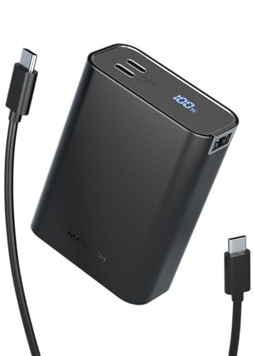 【新品】MATECH 大容量 小型 (世界最小サイズ, 20000ｍAh 45W) 急速充電 PD 3ポート iPhone/Android/Macbook M3 / iPad Type-C USB-C USB-A PowerCube 2000 90091468