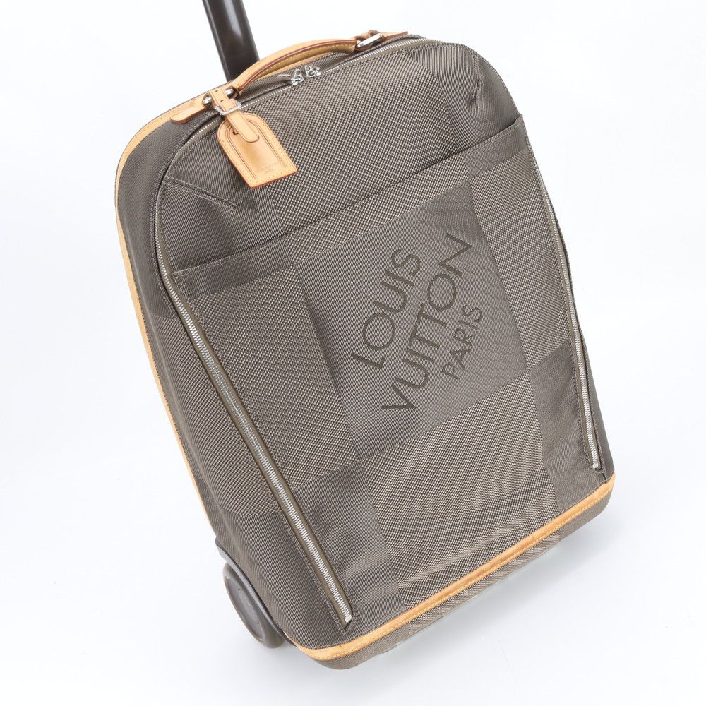 美品 ルイヴィトン ダミエ ジェアン コンケラン 55 M93002 レザー スーツケース キャリー バッグ 出張 旅行 メンズ EEE DZ10-3【中古】