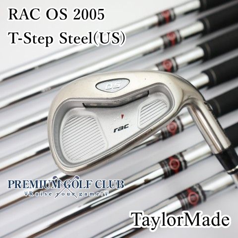 【中古】[B-ランク] アイアンセット テーラーメイド RAC OS 2005/T-Step Steel(US)/R/26[1657]