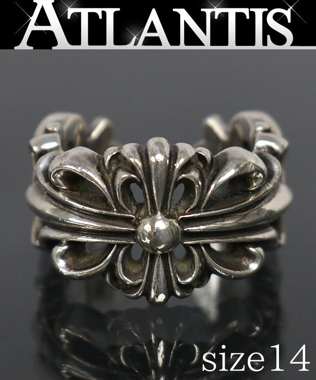 CHROME HEARTS 銀座店 クロムハーツ ダブルフローラルクロス リング
