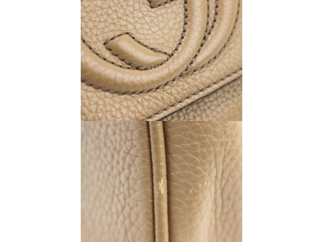 GUCCI グッチ バッグ ソーホー チェーンショルダー レザー ベージュ 536224 レディース 2148104099662 【200】【中古】 GUCCI グッチ バッグ ソーホー チェーンショルダー レザー ベージュ 536224 レディース 2148104099662 【200】【中古】
