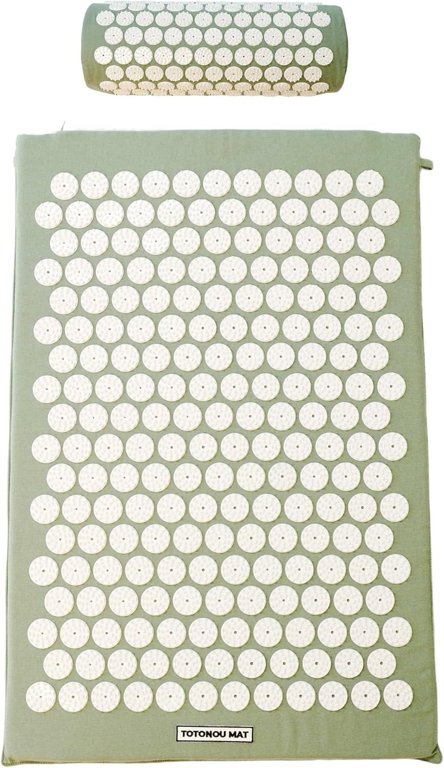 【正規品】TOTONOU MAT [鍼灸マット/指圧マット] 『冷え・むくみケア × 睡眠の質向上』 血行促進 おうちスパ リラックス グッズ 専用首枕セット
