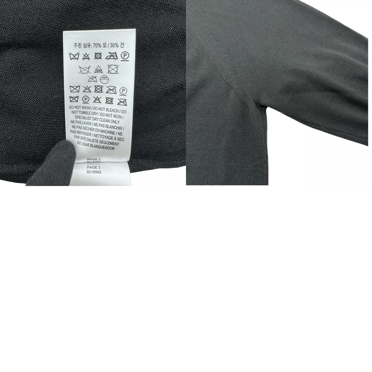 BURBERRY バーバリー TBロゴ ウール ニット セーター ブラック 8051469 中古・古着通販】BURBERRY (バーバリー) ロゴパッチ セーター/Logo