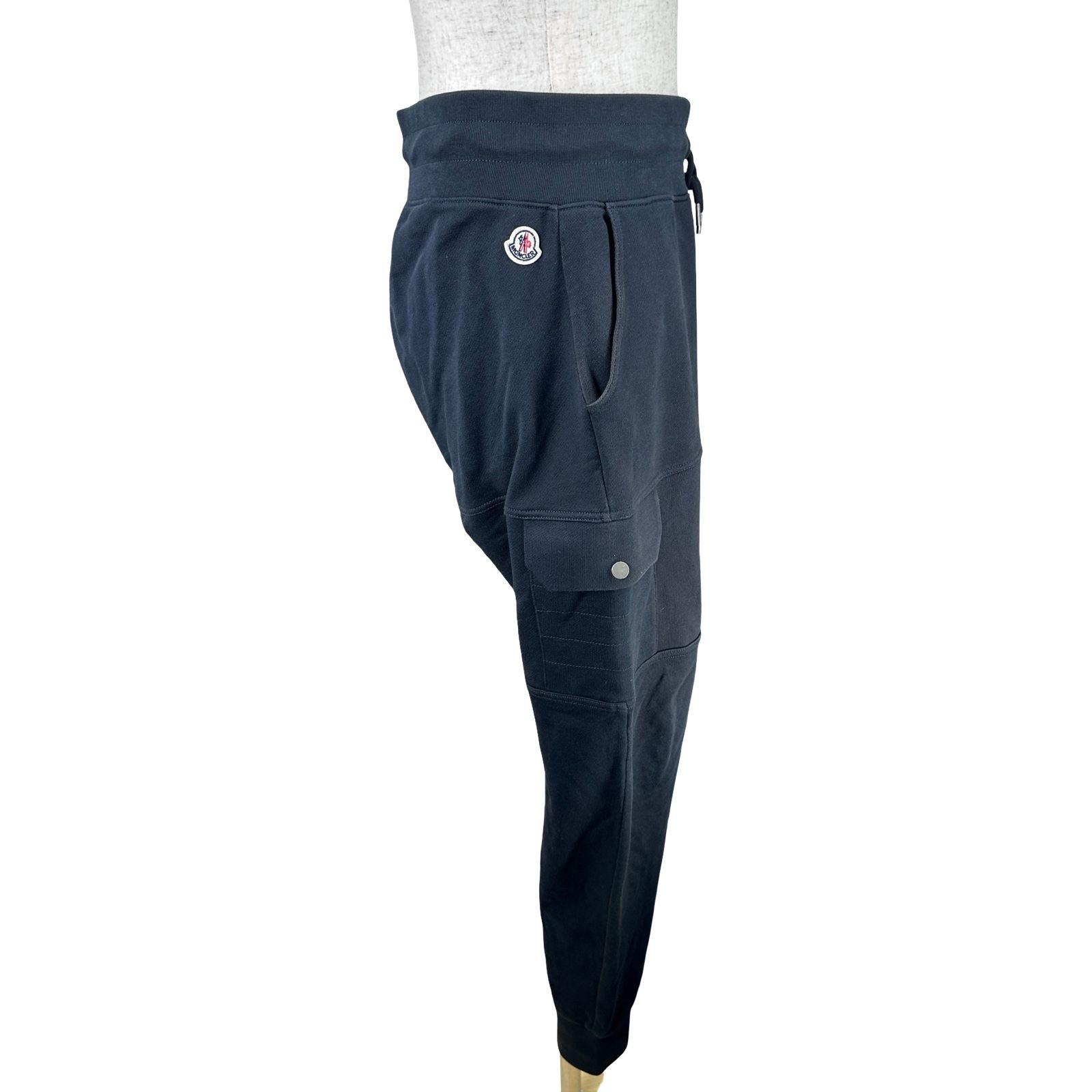 モンクレール MONCLER ロゴワッペンスウェットパンツ ネイビー 