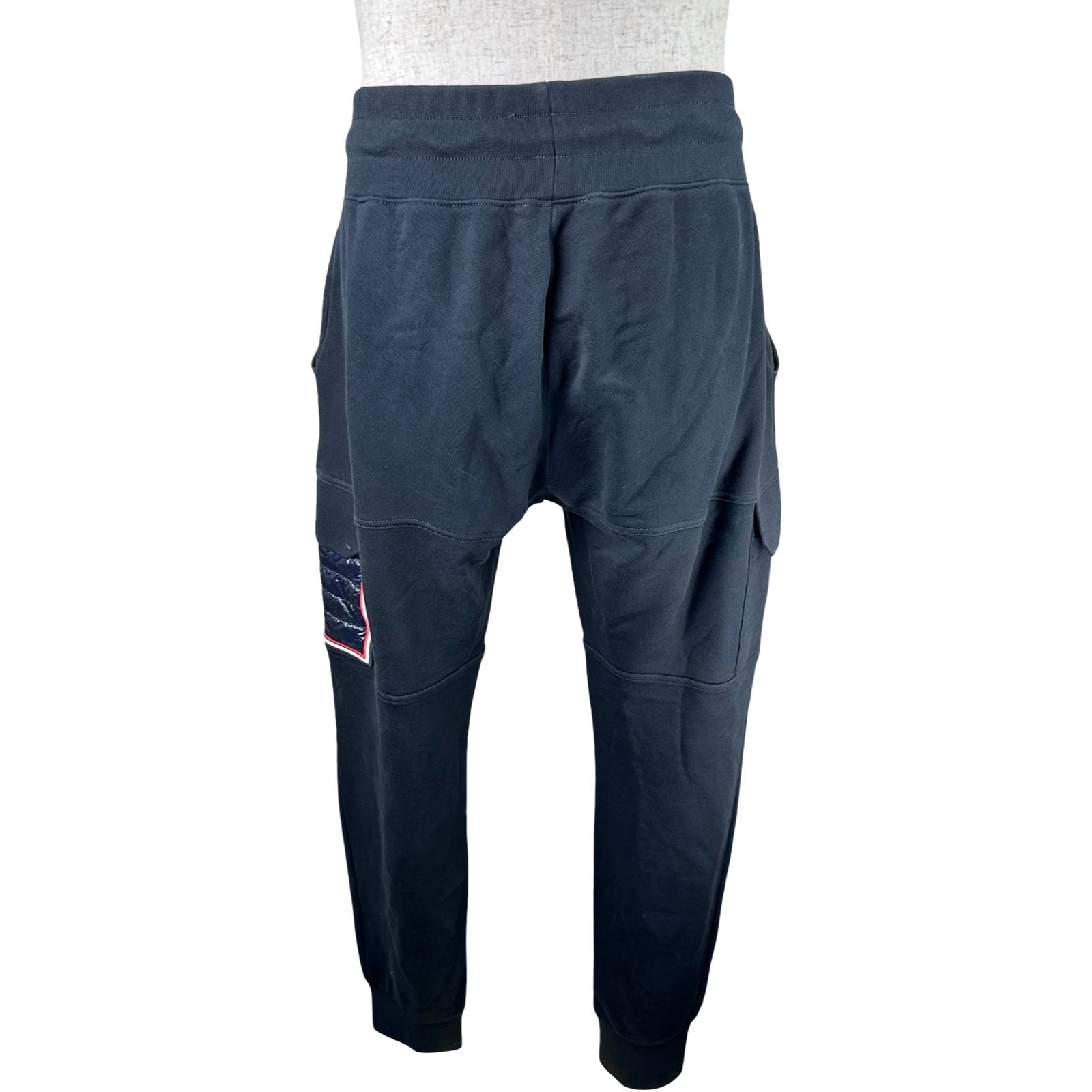 モンクレール MONCLER ロゴワッペンスウェットパンツ ネイビー 