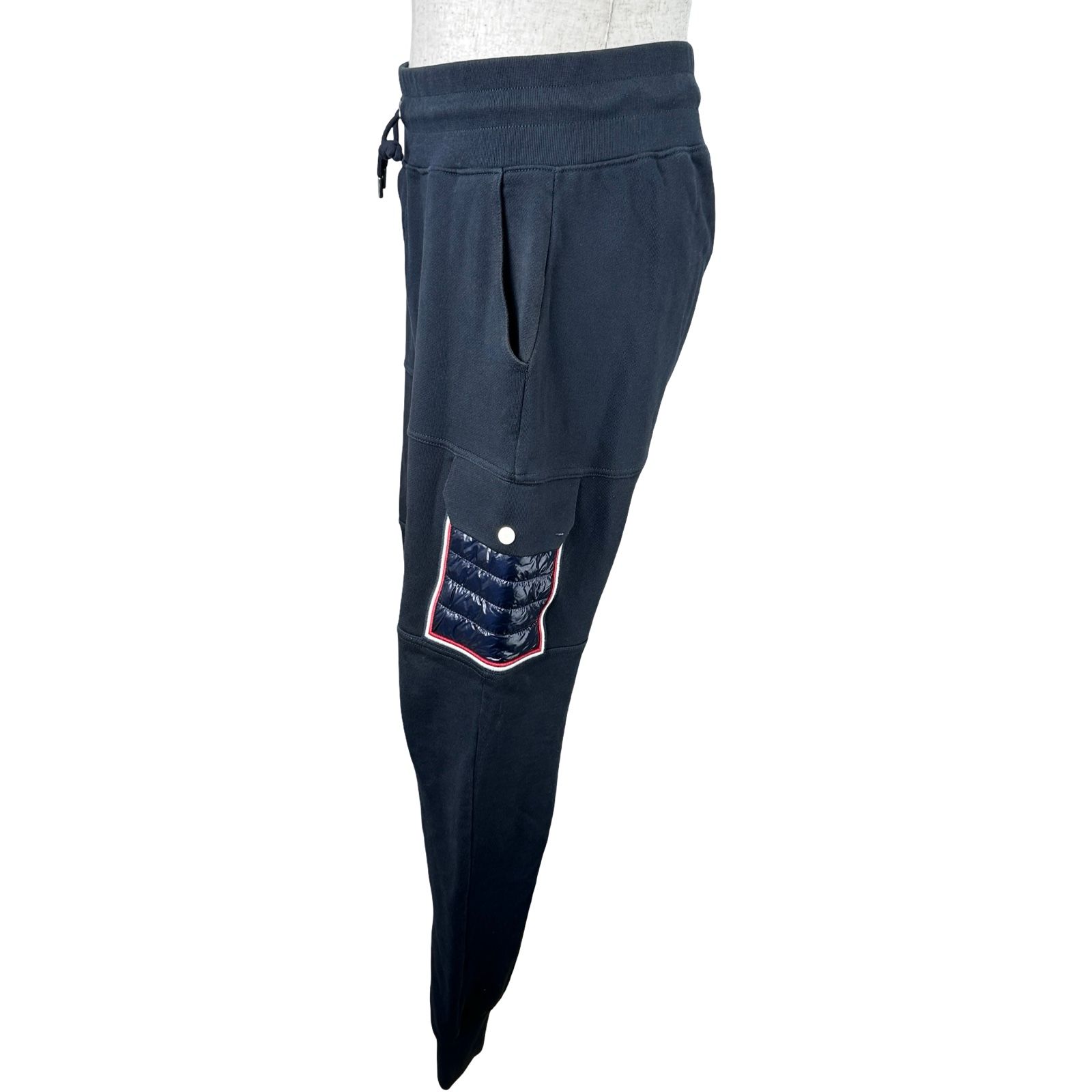 モンクレール MONCLER ロゴワッペンスウェットパンツ ネイビー 