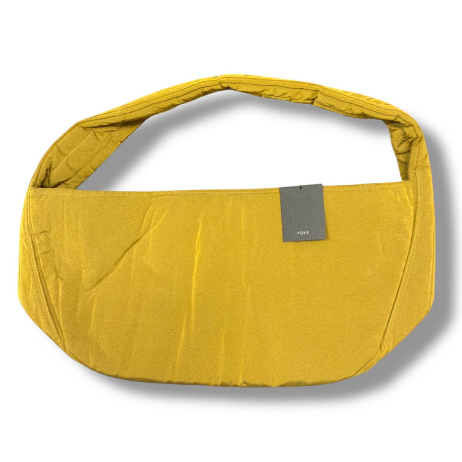 参考上代39600円 未使用 YOKE 24AW NYLON PUFFER SHOULDER BAG ナイロンプァファーショルダーバッグ カバン ヨーク YK24FW0852A イエロー F （99223A）