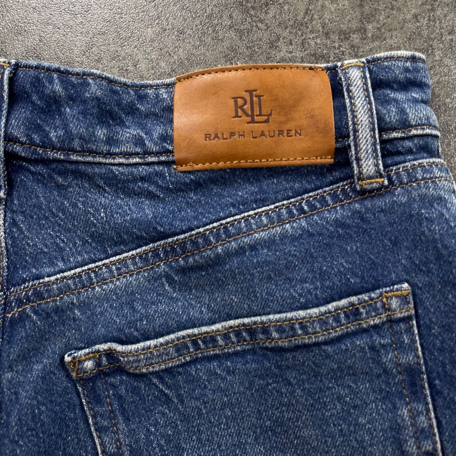 新品 未使用 Ralph Lauren High-Rise Denim Shorts ローレン ラルフ 