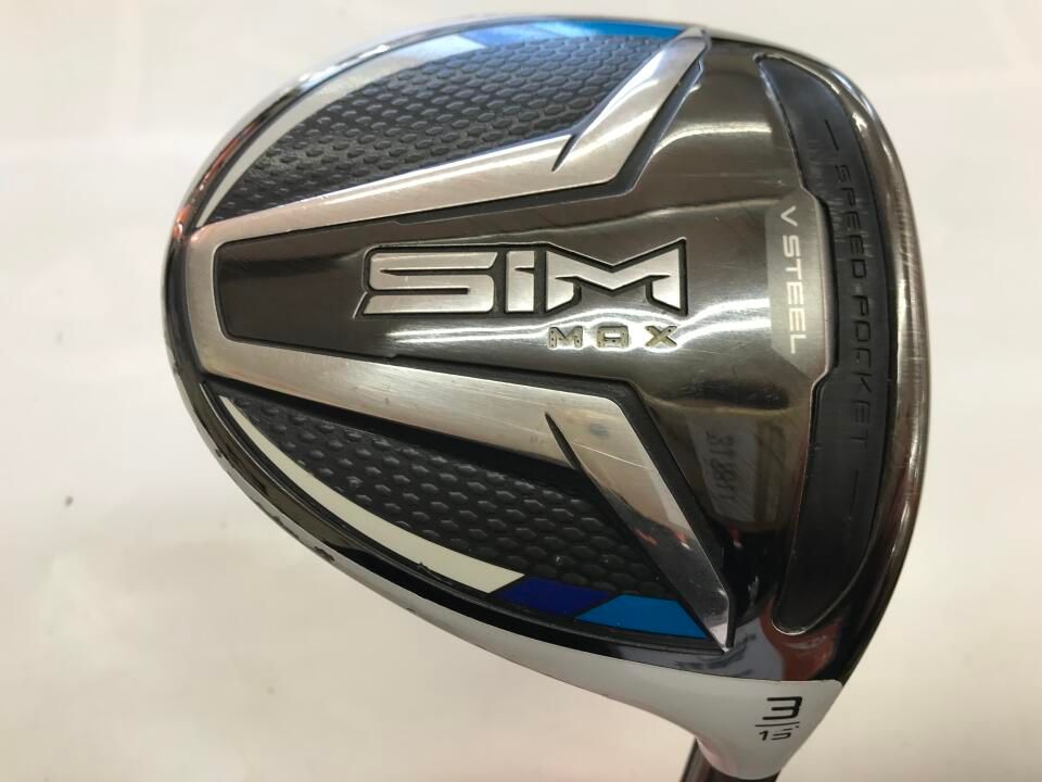 テーラーメイド　SIM MAX　15度　TENSEI BLUE TM50　Sフレックス　フェアウェイウッド　中古　ゴルフドゥ！柏店【最短即日発送】