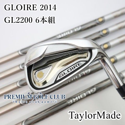 【中古】[Bランク] レディースアイアンセット テーラーメイド GLOIRE 2014/GL2200 6本組/L/31[1668]