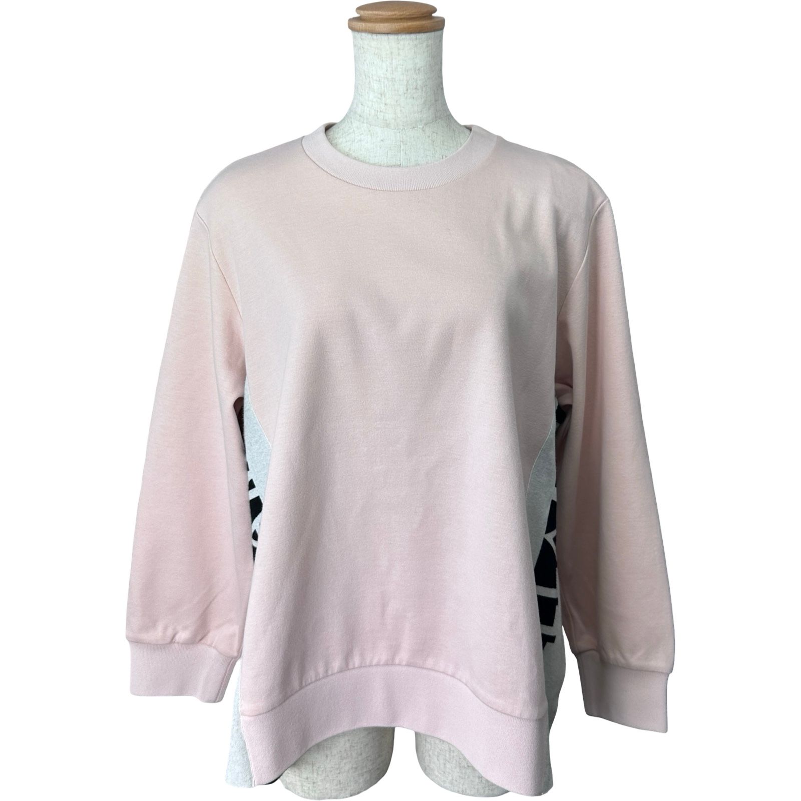ステラ・マッカートニー STELLA McCARTNEY サイドスリットロゴスウェットシャツ 600416 ピンク コットン レディース スウェット 12,960円