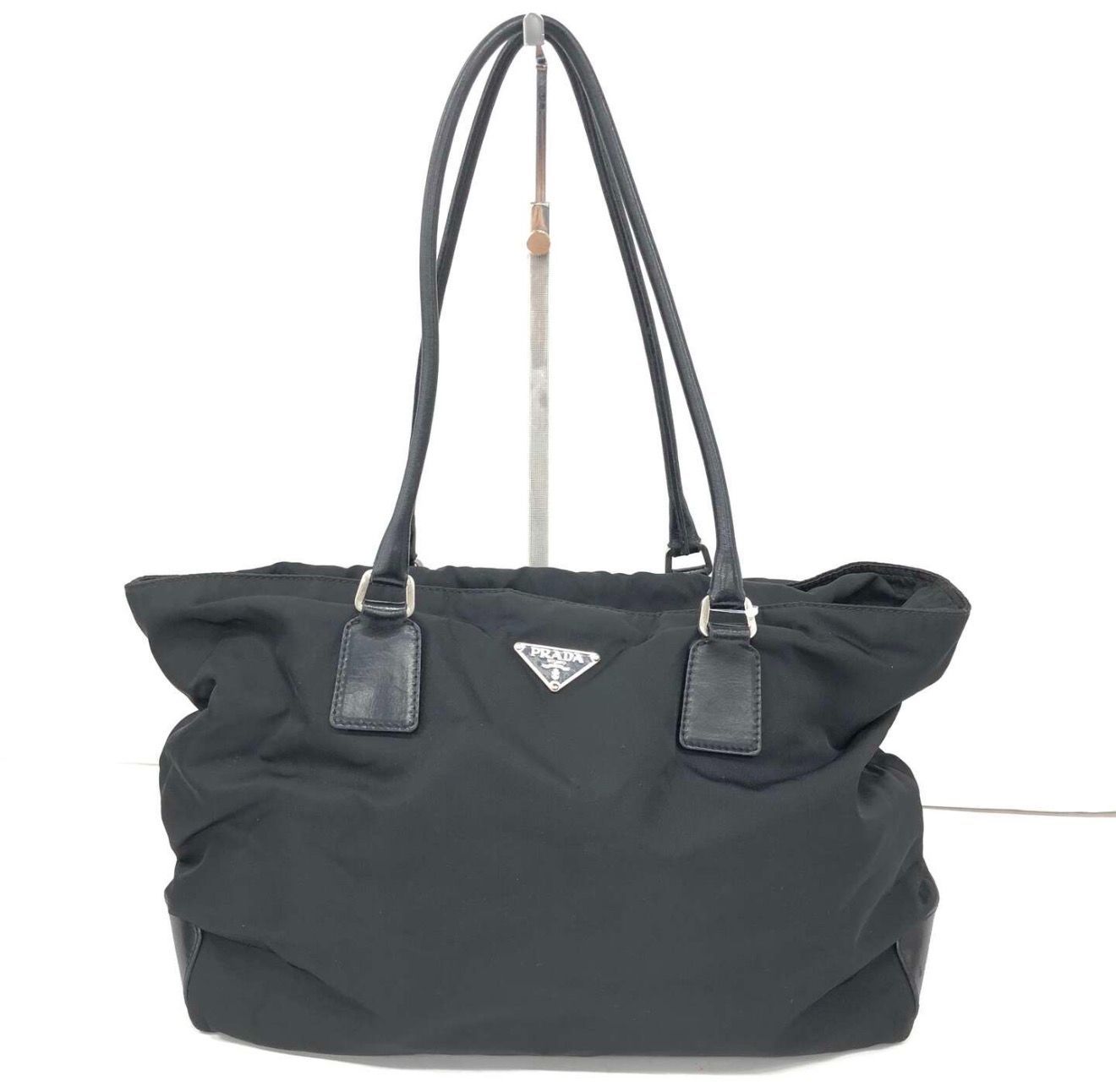 PRADA プラダ ナイロン トートバッグ 黒 BCランク ダメージあり - メルカリ