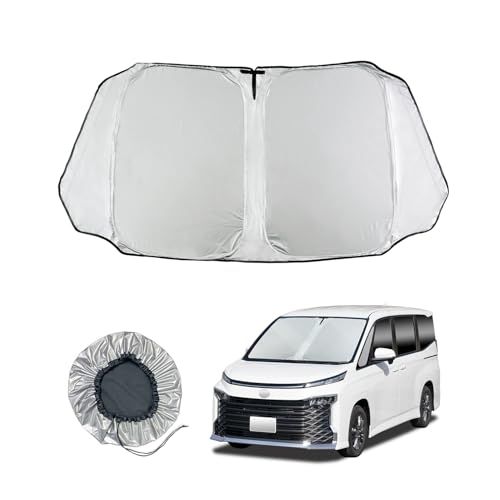 セイワ(SEIWA) サンシェード 車種専用 トヨタ・ヴォクシー/ノア(90系/90W 95W型)専用 IMP381 ポップアップ 折り畳み フロント用 UVカット Aピラー 小窓 専用設計 チタン銀コーティング 紫外線カット& 遮光率99. fde824a9