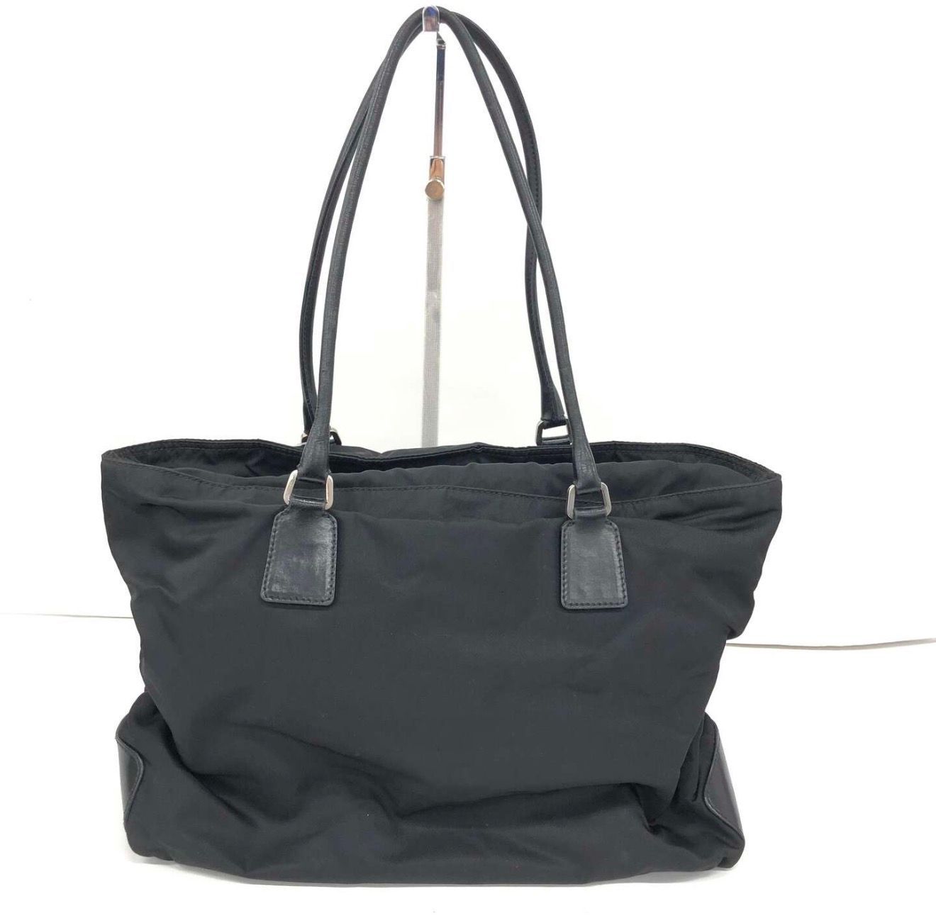 PRADA プラダ ナイロン トートバッグ 黒 BCランク ダメージあり - メルカリ
