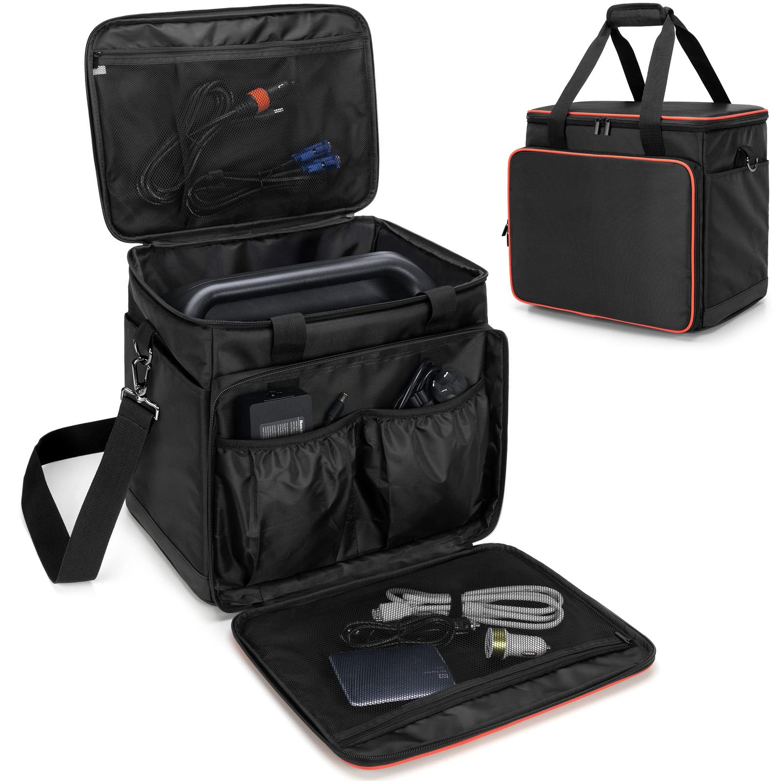 Trunab ポータブル電源 収納バッグ Jackery 1500/P15/1000 Proに適合して ポータブル電源 バッグ P15 滑り止めパッド付き 防塵 防水 耐衝撃 ポータブル電源 保護ケース (XL(1500に対応))as 8961c13d
