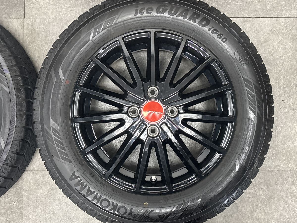 2024年製 バリ溝】AIRBERG 15inn 5.5J+42 PCD100 ヨコハマ アイス 