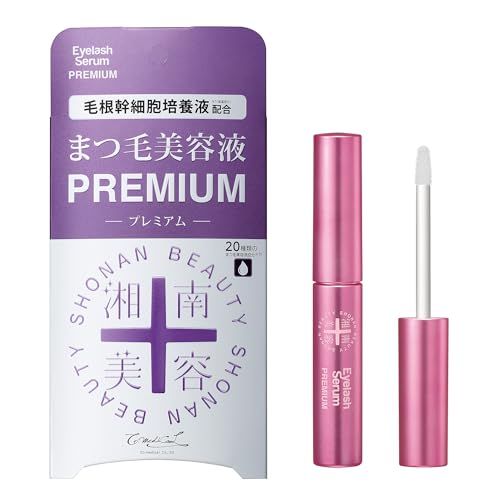 湘南美容まつ毛美容液 PREMIUM プレミアム オイルフリー 毛根幹細胞培養液 4mL 海洋深層水 眉毛 1日1回 まゆげOK まつげ美容液 まつ毛パーマ まつ毛ケア ミネラル処方 天然成分pms 32b5508b