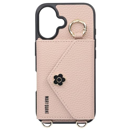 MARY QUANT マリークワント iPhone 17 用 ケース スマホショルダー POCKET SLING CASE レディース ピンク ベージュ shu 351e7576
