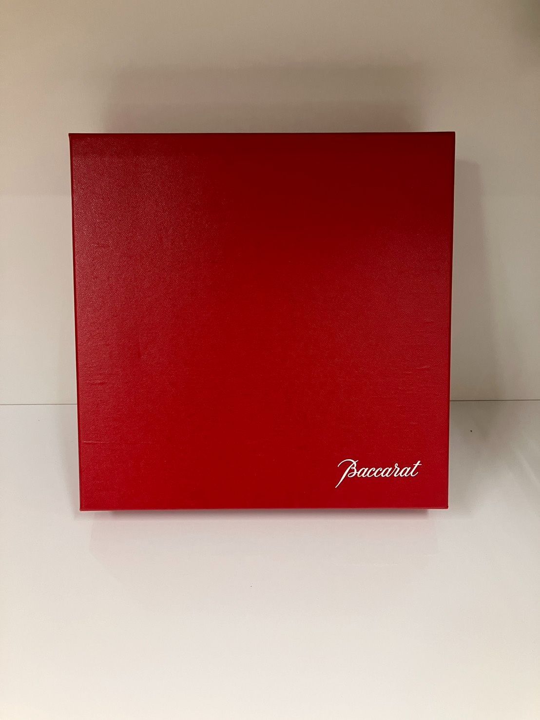 未使用 Baccarat アラベスク プレート20cm 皿 ガラス 箱入り バカラ