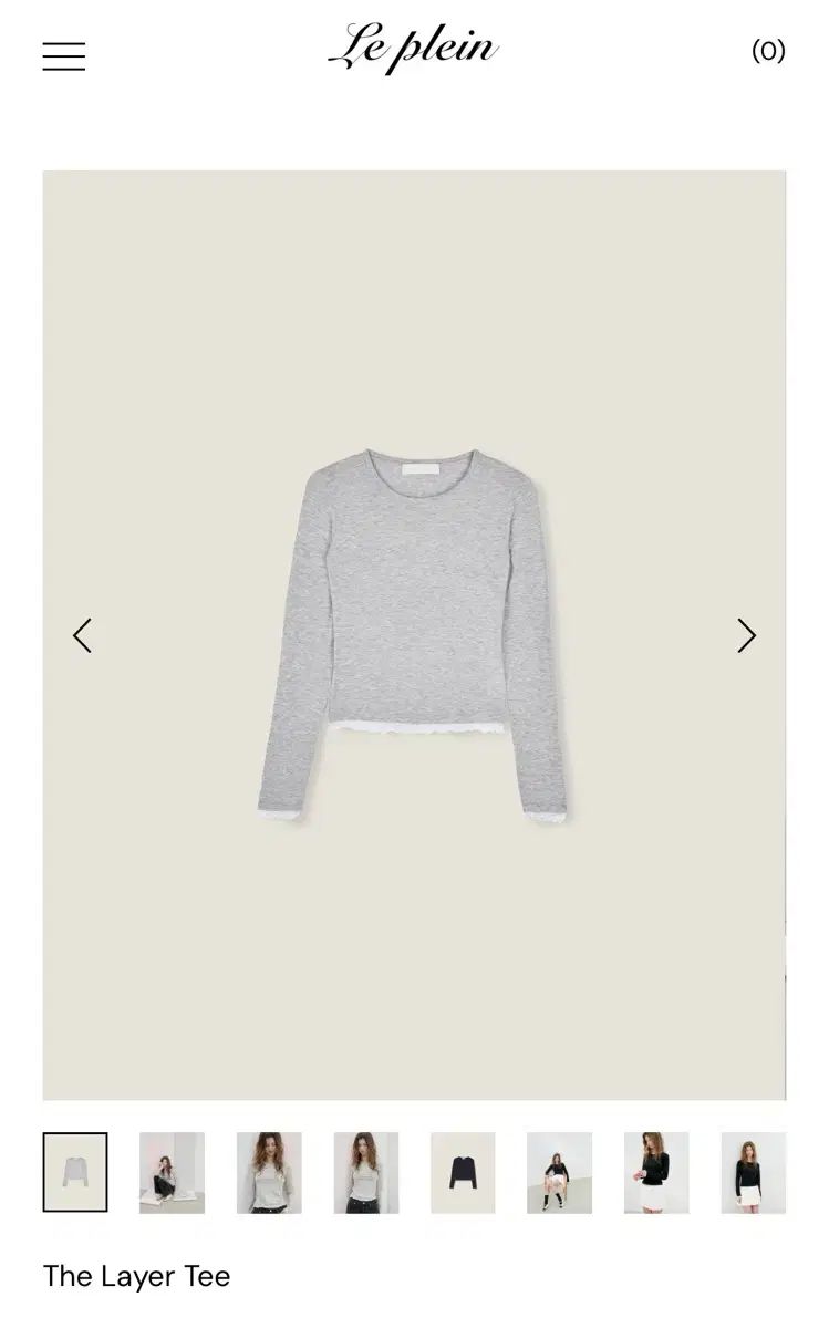 Le Plein Layer tee
