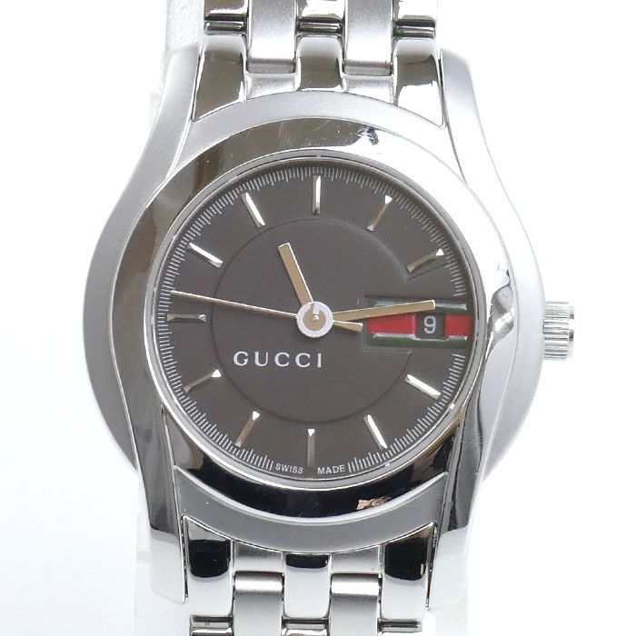 GUCCI グッチ 腕時計 電池式 5500L レディース 中古