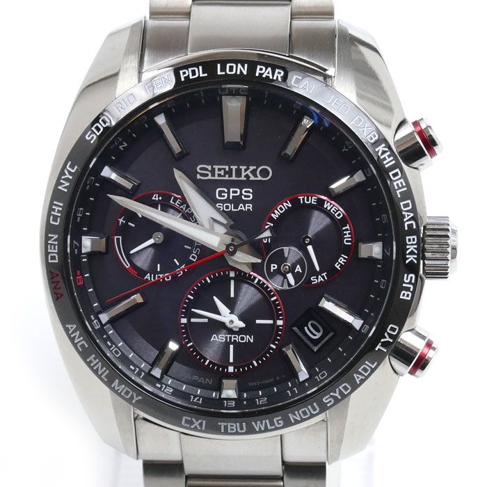 SEIKO セイコー ASTRON 腕時計 ソーラー SBXC043/5X53-0AS0 GPS 大谷翔平 2019 限定モデル メンズ 中古 美品