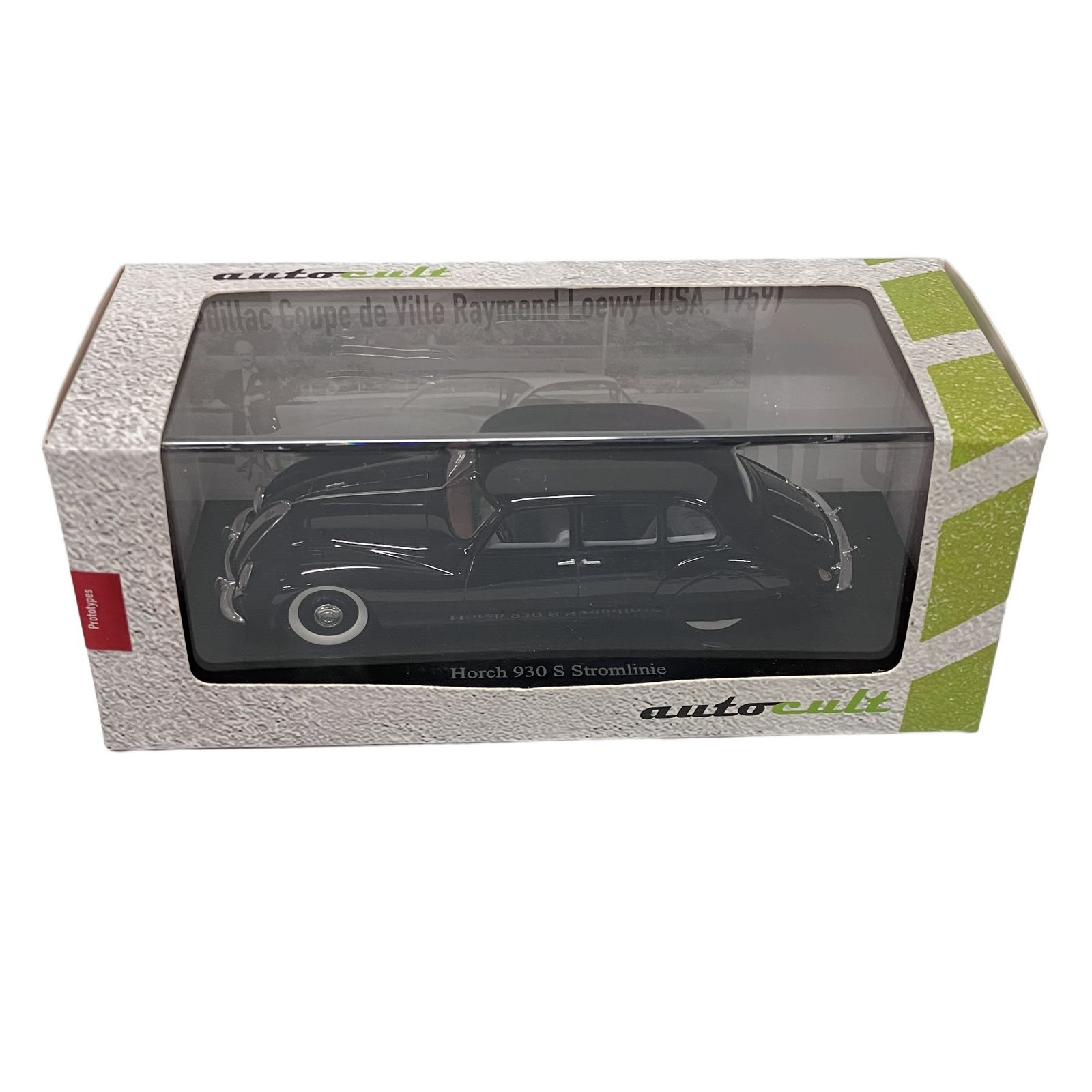 auto cult 1/43 Horch 930 S Stromline dark blue オートカルト ミニカー 中古 F11191787
