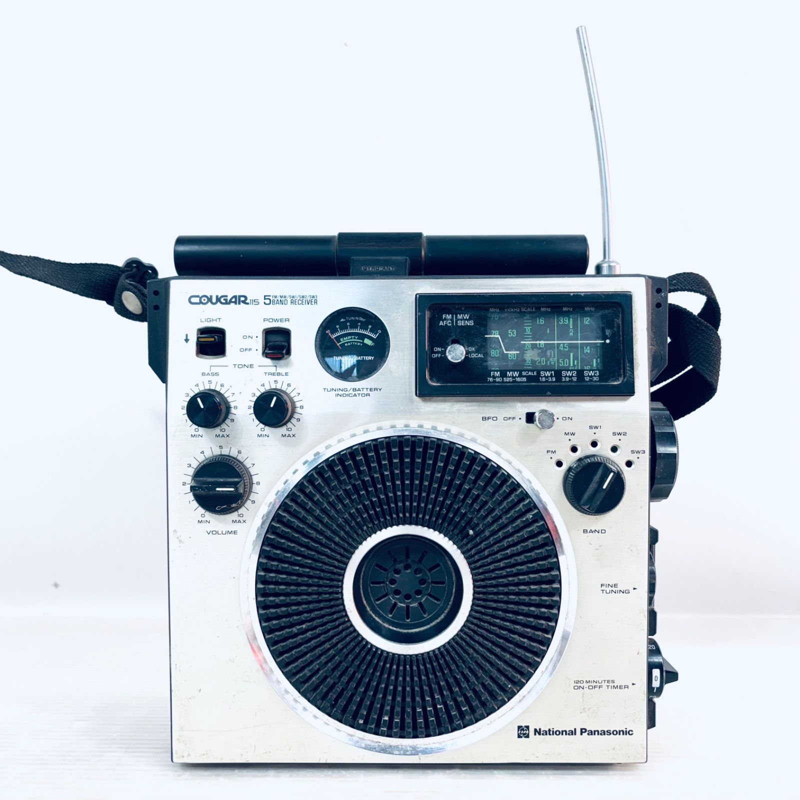 ナショナル パナソニック BCLラジオ クーガーCOUGAR115　RF-1150　National Panasonic ジャンク品