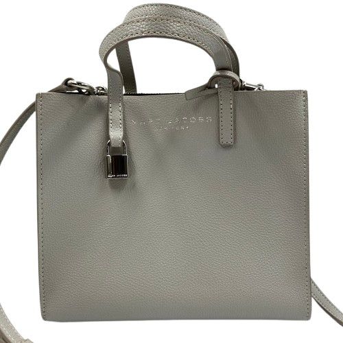 MARC JACOBS マークジェイコブス　ミニグラインド ハンドバッグ　2WAY　グレー