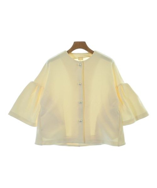 THREE SQUARE ノーカラージャケット レディース 【古着】【中古】【送料無料】