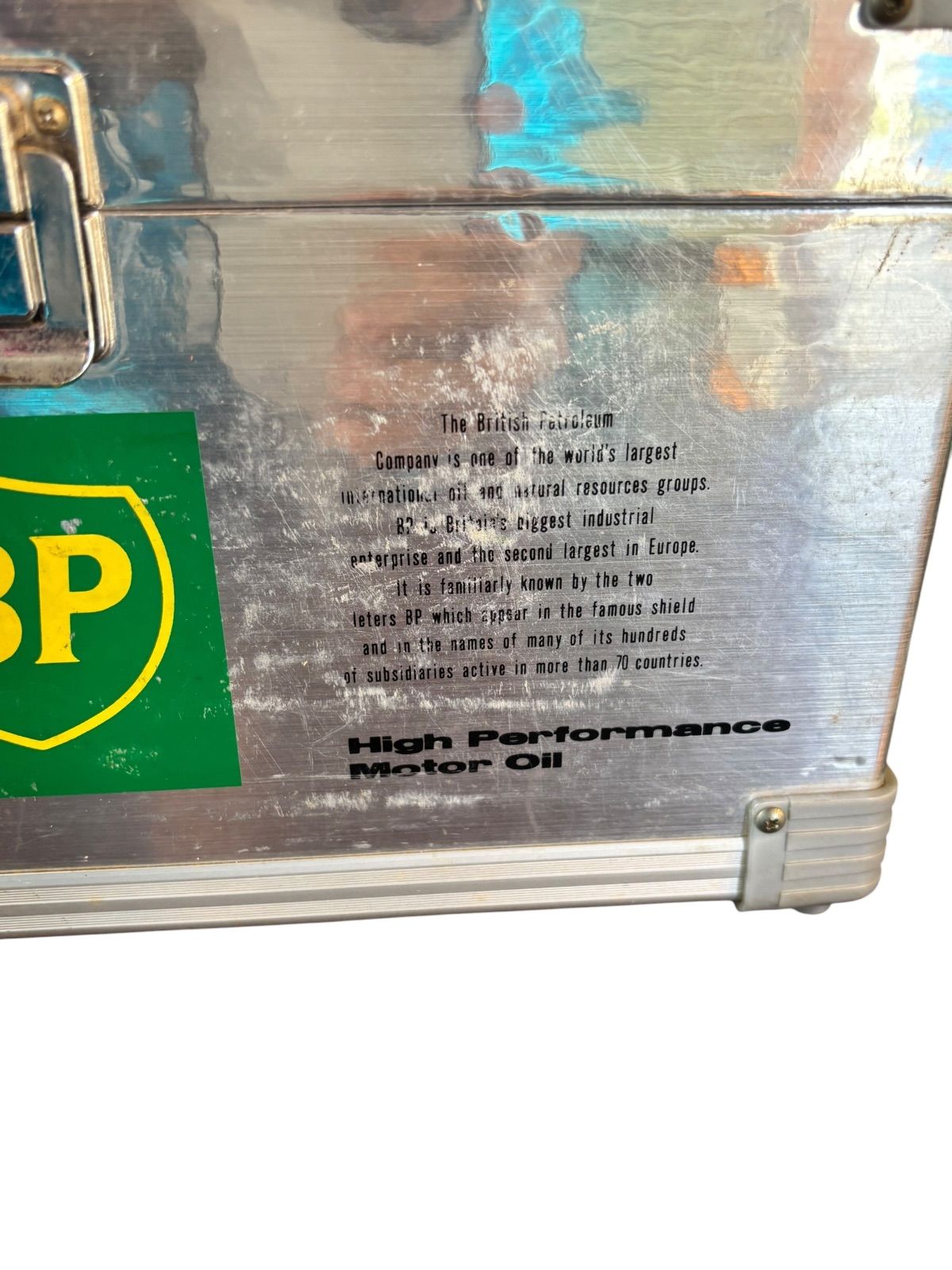 希少・非売品】BP アルミコンテナケース 昭和レトロ 当時物 - メルカリ