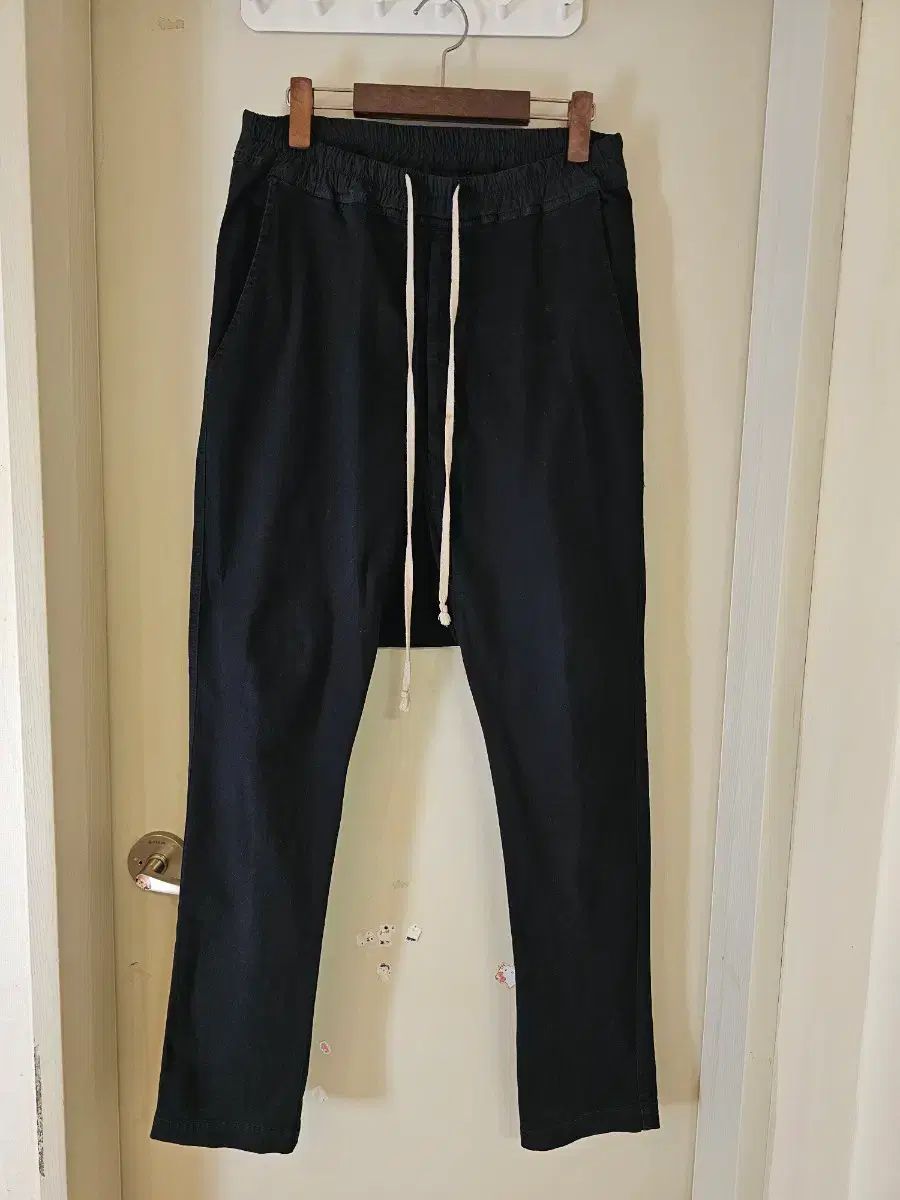 正規品 RICK OWENS DRKSHDW ドローストリング ブラック パンツ