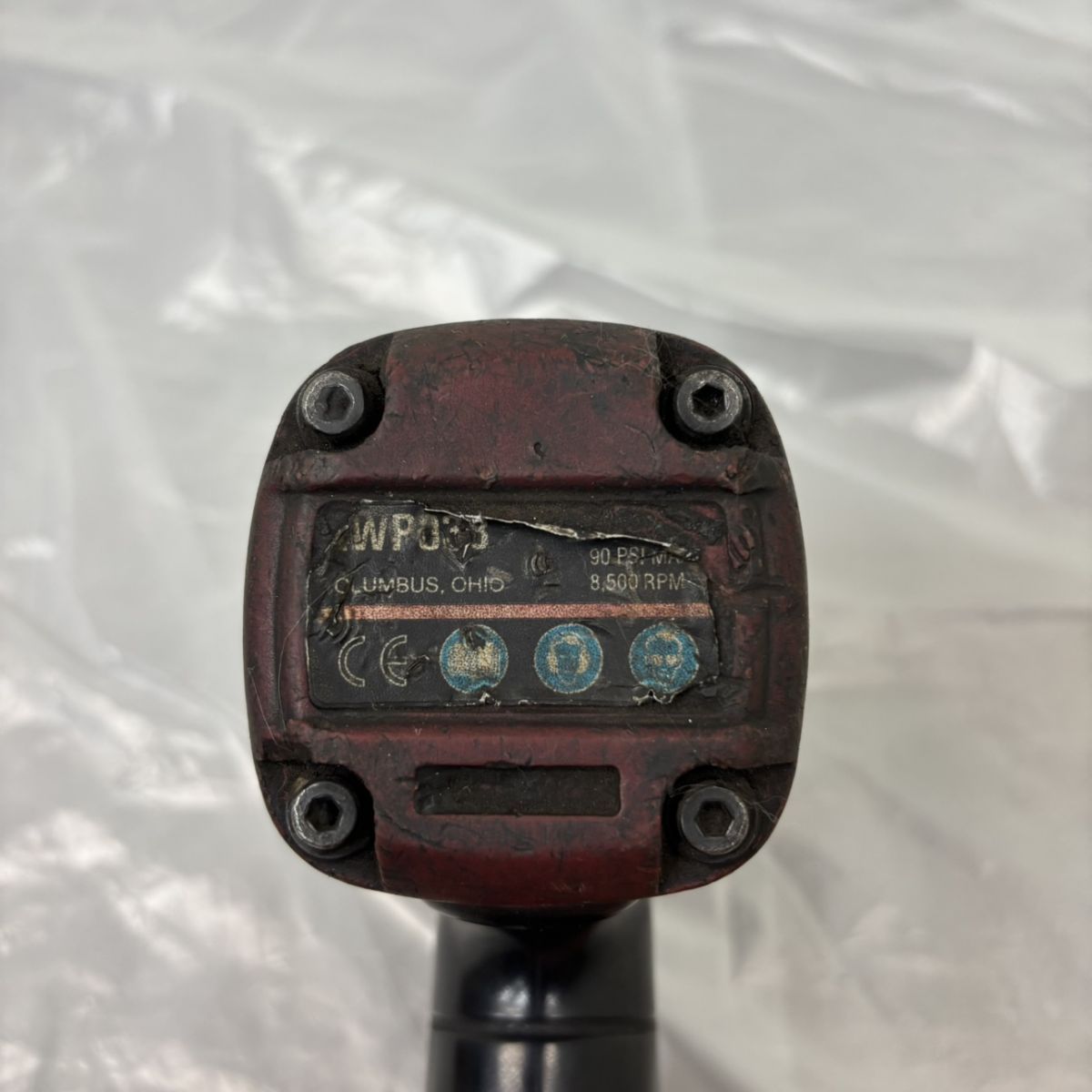 ▽【中古】MAC TOOLS 3/8 エアインパクトレンチ AWP038 マックツール 