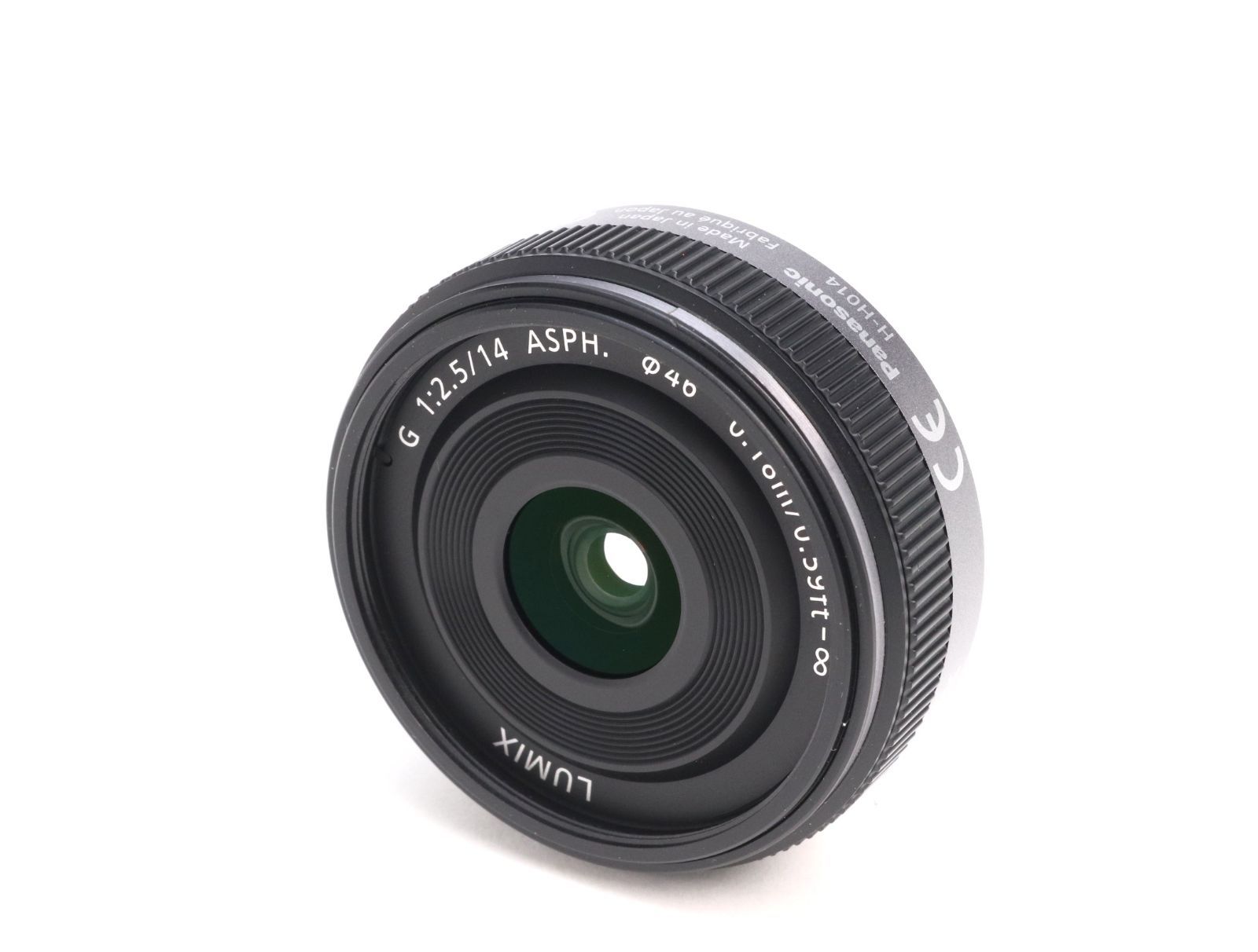 A+ (美品) Panasonic パナソニック LUMIX G 14mm F2.5 ASPH. シルバー H-H014 初期不良返品対応 55-3