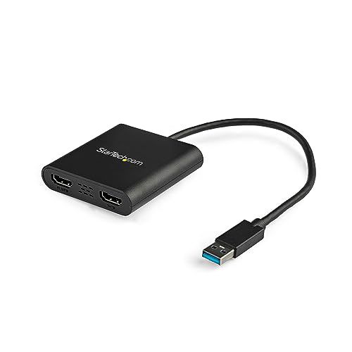 StarTech.com USB 3.0 - HDMI変換アダプター/2画面/4K30Hz+1080p/Windowsのみ macOS ChromeOS Linux非対応 USB32HD2 国内発送 6881e9b7