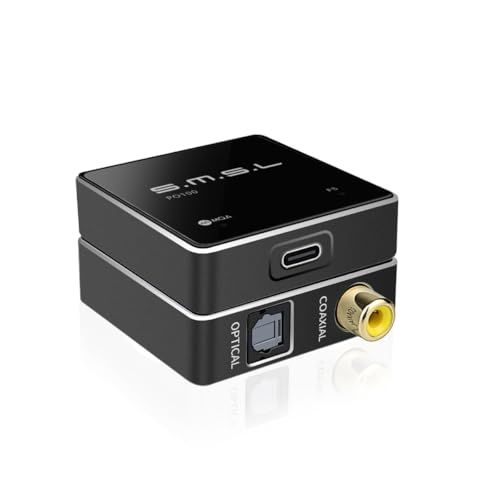 AOSHIDA の SMSL PO100 2024 192kHz デジタル アナログ 音声変換器 usb デジタル 変換 光 同軸 Toslink オーディオ コンバーター オーディオアダプター DVD/ブルーレイプレーヤー などに対応 US a43f9dd9