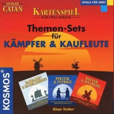 【中古】ボードゲーム カタンの開拓者たち カードゲーム 戦士と商人セット ドイツ語版 (Siedler von Catan. Die - Das Kartenspiel Themen-sets fuer Kampfer ＆ Kaufleute)