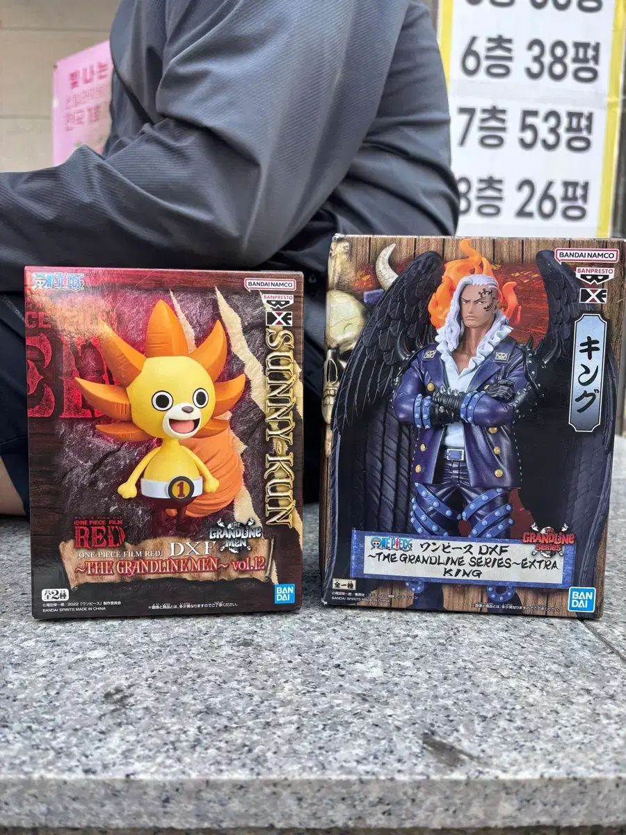 ONE PIECE DXF フィギュア 2種 (サニー クン、キング)