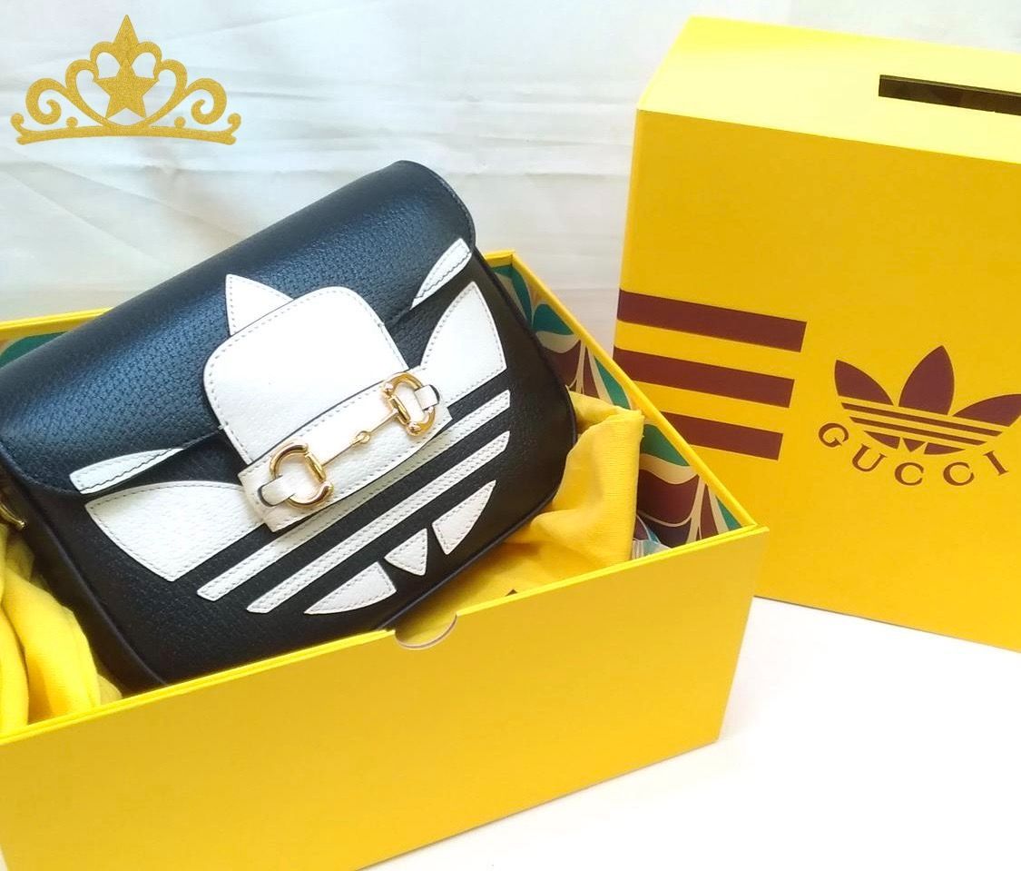 GUCCI × アディダス ホースビット 1995 ミニ ショルダーバッグ ブラック レディース グッチ 109,450円