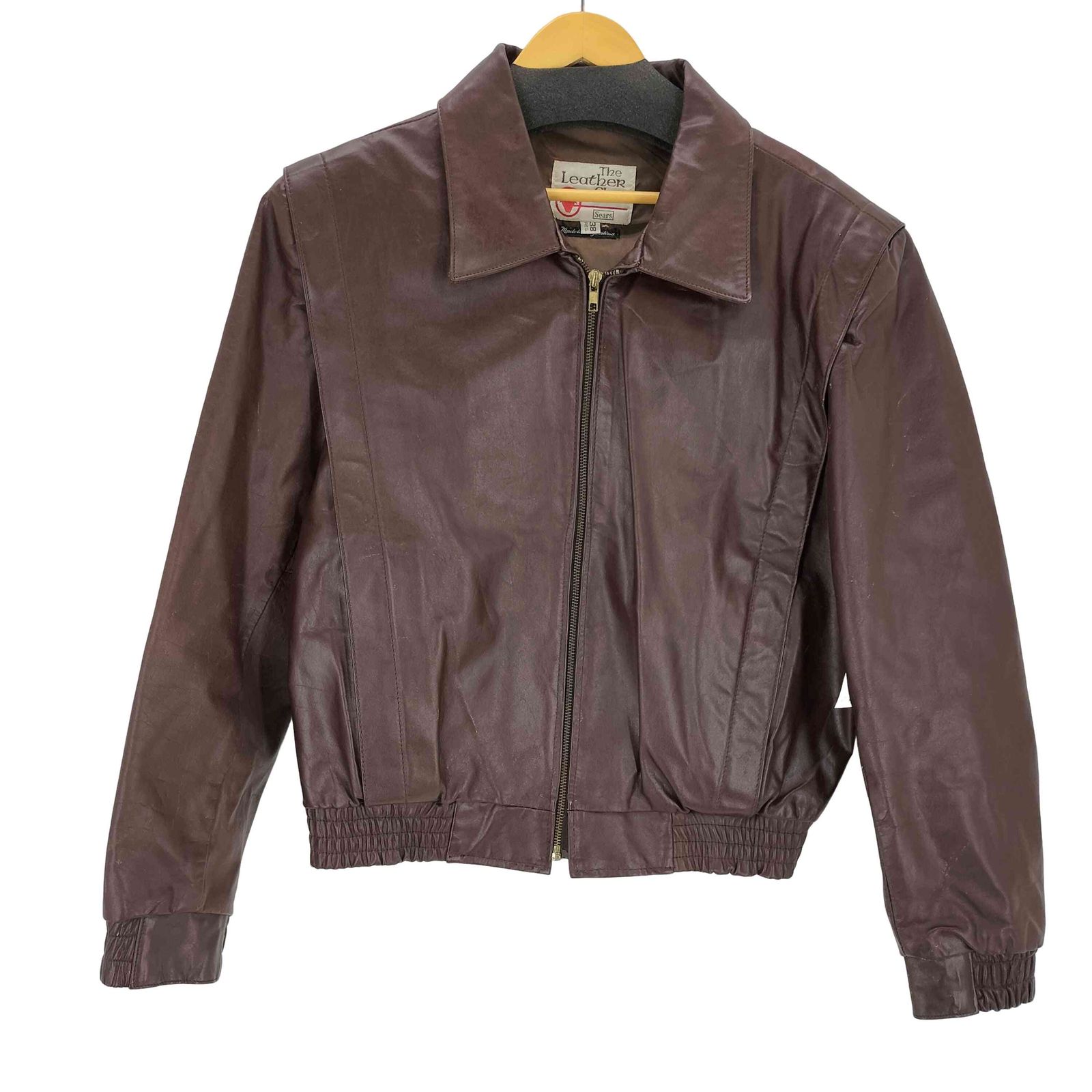 シアーズ Sears 70~80S THE LEATHER SHOP レザーブルゾン メンズ 38 REG