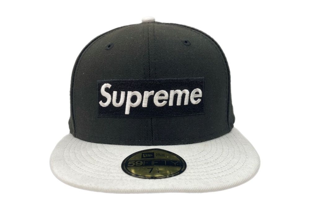 シュプリーム SUPREME 22SS 2-Tone Box Logo 2トーン ボックス ロゴ New Era ベースボール キャップ 6P 帽子 黒 帽子 メンズ帽子 キャップ 刺繍 ブラック 104H-89